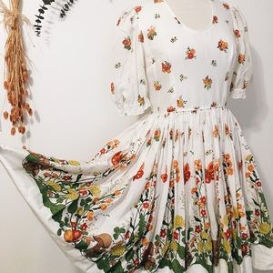 Vintage 70s Prairie style dress